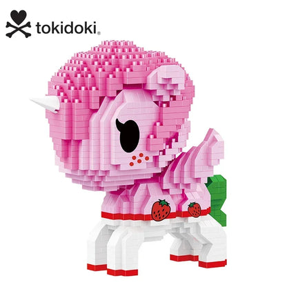 TOKIDOKI Unicorn High Difficulty Decompression Building Blocks Toys Particle Assembling Toys Puzzle Creative Ornaments