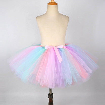 Baby Girls Unicorn Tutu Skirt Outfit for Kids Birthday Party Tulle Skirts Set Children Christmas Halloween Costumes with Wings