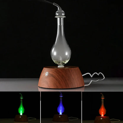 50ML Mini Pure Essential Oil Aromatherapy Diffuser 100-240V Aroma Nebulizing Humidifier Machine With Colorful Night Light