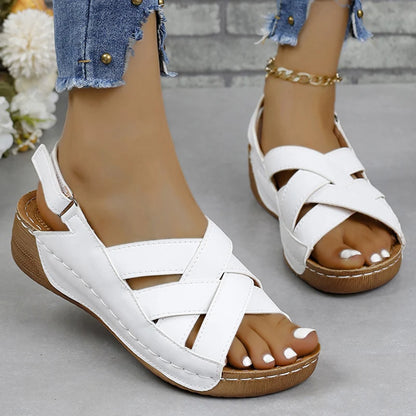 Sandals Women Shoes Summer Open Toe Women's Sandals Beach Women's Shoes Wedge Shoes Woman Non-Slip Sandal Women Female Footwear