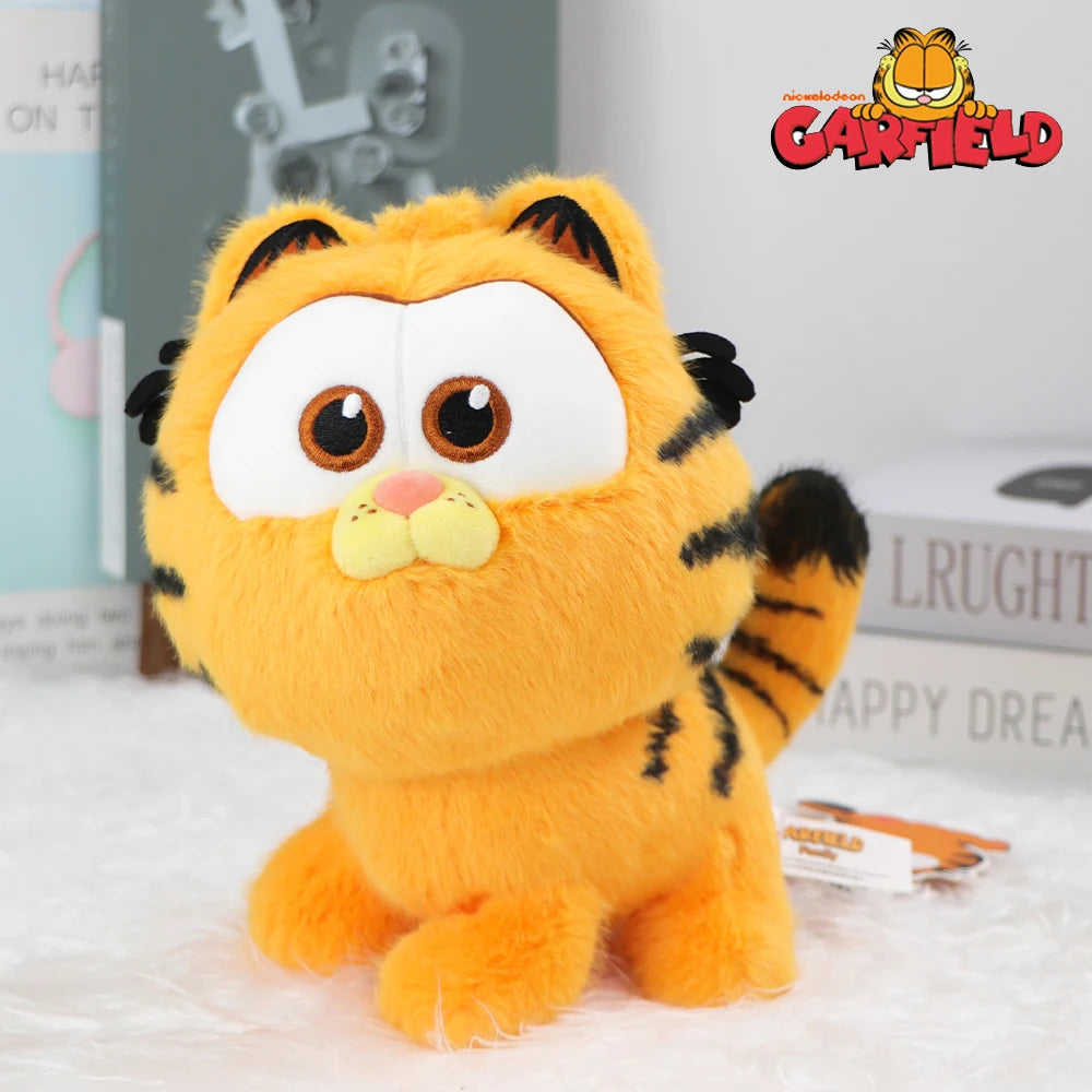 19-35cm Original GARFIELD Plush Toy Big Size Odie Fluffy Stuffed Doll The Garfield Show Cartoon Anime High Quality Birthday Gift