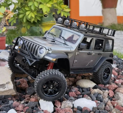 MN128 Full Scale RC CAR Model Remote Control Car Wrangler Jeep 4WD Climbing Car Simulation Off Road Vehicle Toy VS MN168