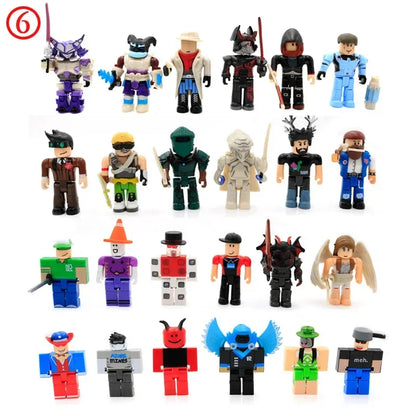 Roblox 24 Collectible Doll Series Virtual World Version 1-6 Building Blocks with Accessories Birthday Gift for Girls Kids Boys