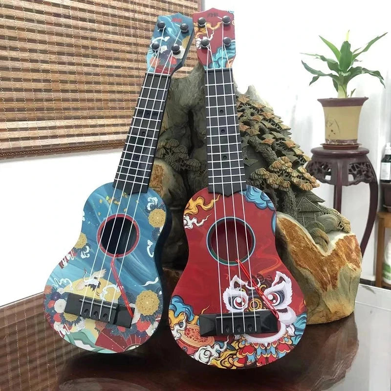 Children Can Pluck Strings And Play Yukrili Toys Beginners' Level Guitar Puzzle And Musical Instruments