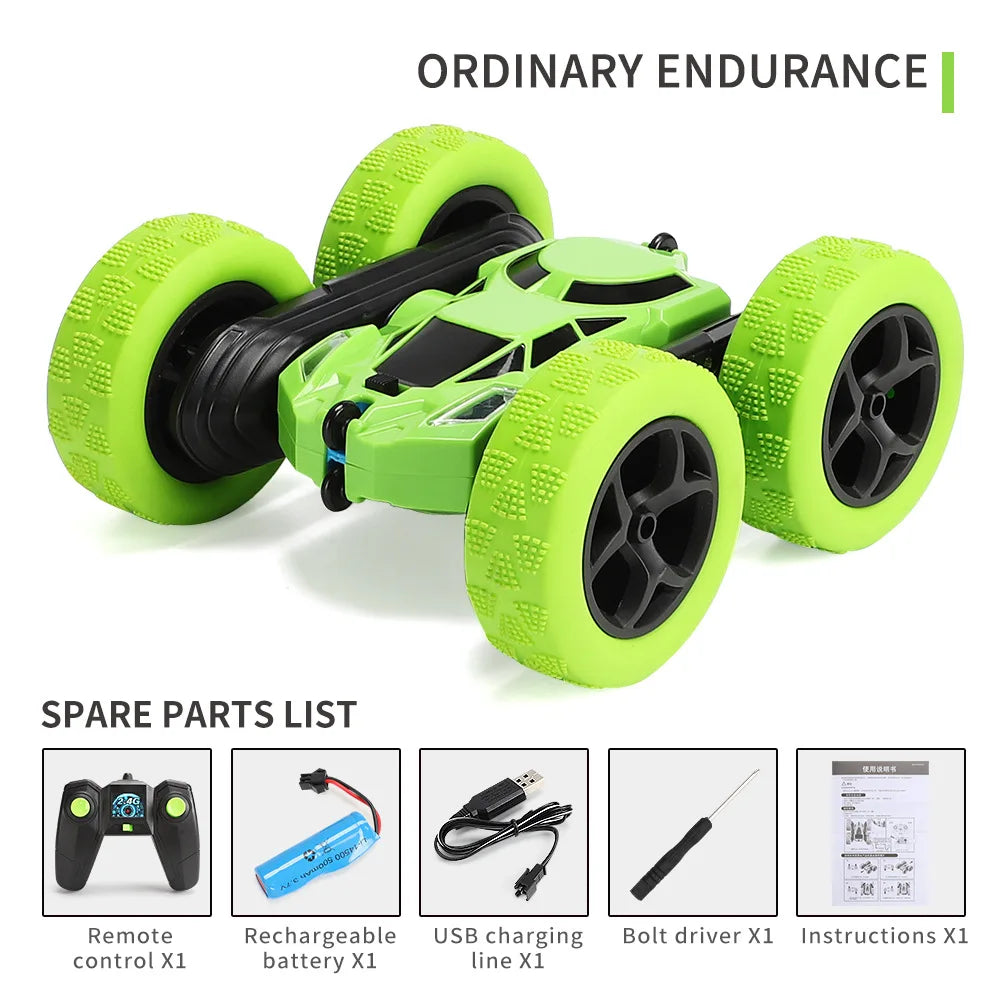 RC Stunt Car Children Double Sided Flip 2.4Ghz Remote Control Car 360 Degree Rotation Off Road Kids Rc Drift Car Toys Gifts Boys