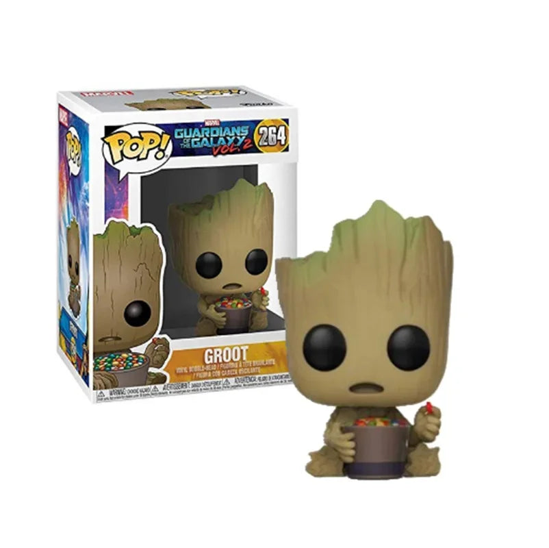 Funko Pop Marvel Studios 10 Anniversary Groot (Gold Chrome) 378 Galaxy Guardians Holiday Dancing Grooted 101 # Vinyl Figure toy