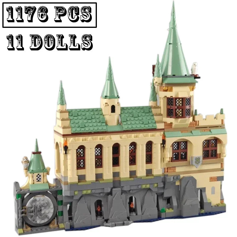 MINISO Compatible with 76389 1176PCS Chamber of Secrets Building model buiding kit block DIY Toys Christmas gift