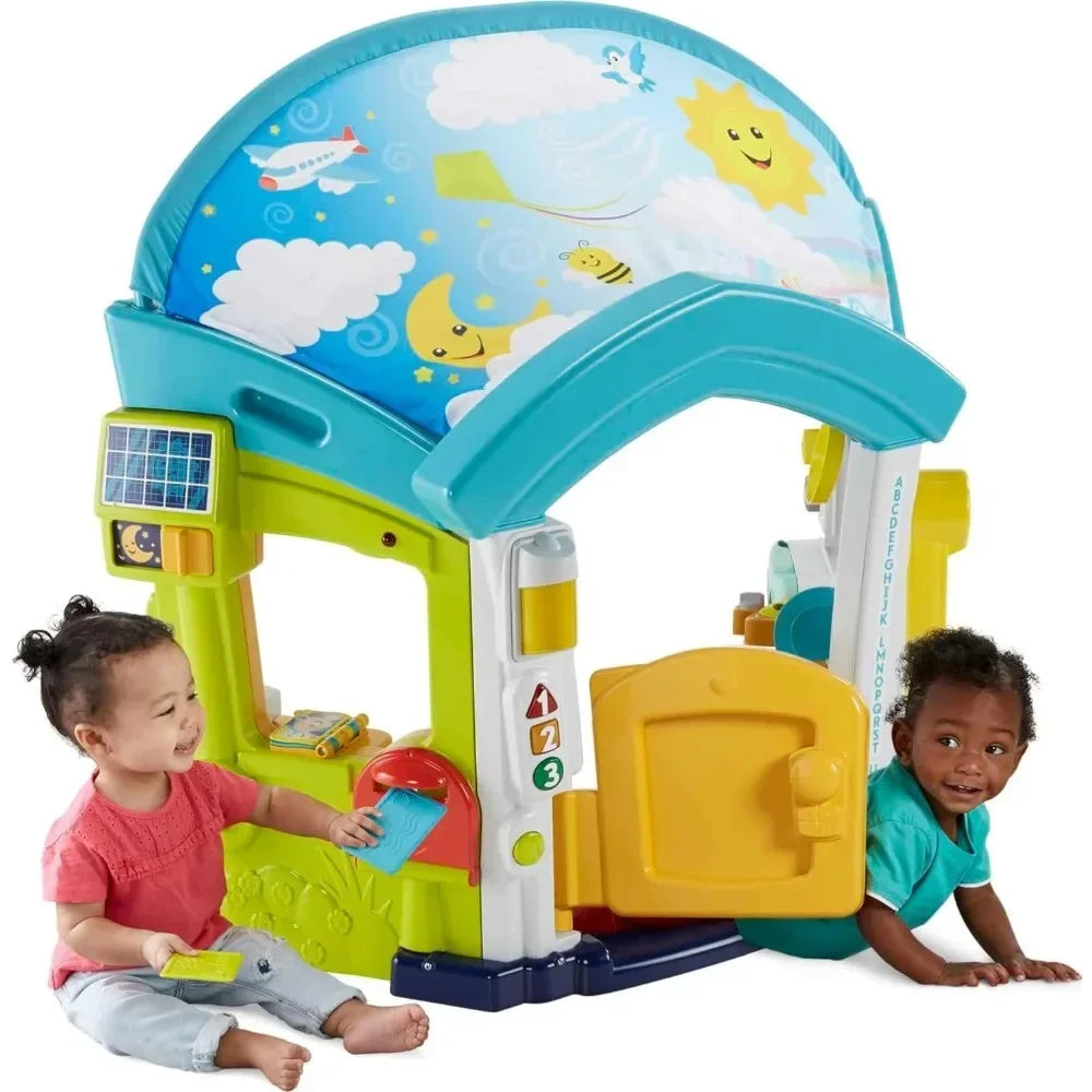 Baby & Toddler Toy Laugh & Learn Smart Learning Home Playhouse with Lights Sounds & Activities for Infants Ages 6+ Months