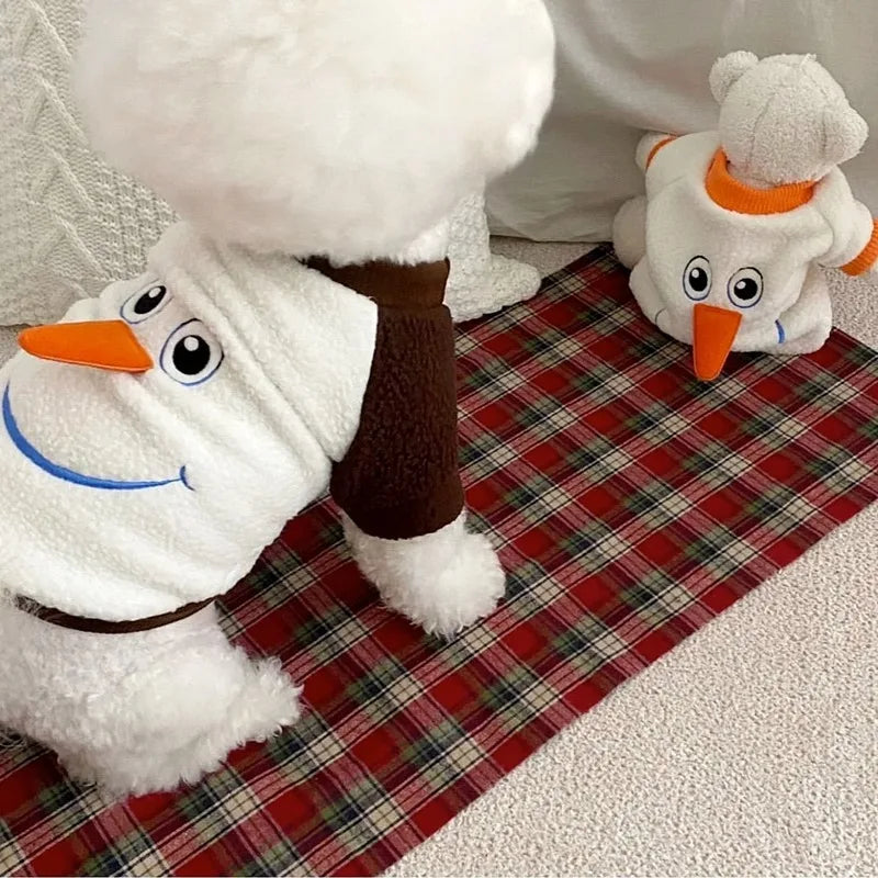 Autumn Winter Christmas Funny Transformation Snowman Little Dog Sweater Small Dog Teddy Halloween Pet Clothing Puppy Clothes