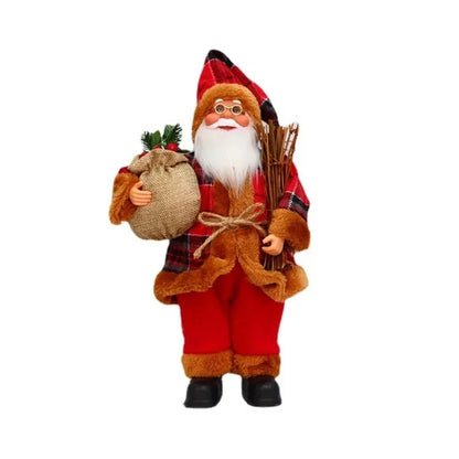 Christmas Decorations 2024 Xmas Decor For Home Navidad Party Ornaments Christmas Ornaments Santa Claus Doll With Gift Bags