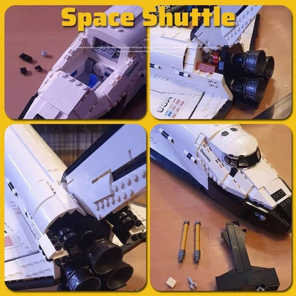 MINISO 2354PCS Space Shuttle Model Building Blocks Brick Toys Space Agency Aerospace Toys Kids Birthday Gift Compatible 10283