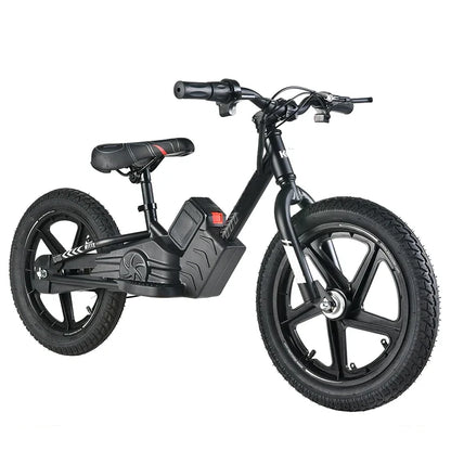 Factory-Accurate 16-Inch Electric Balance Bike For Kids Removable Battery Colorful Spoke For Boys