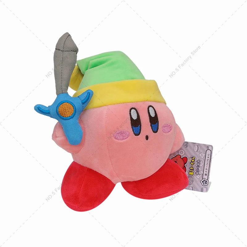 Hot Game Star Kirby Sword Kirby Plush Toy High Quality Cartoon Stuffed Peluche Doll Great Christmas Birthday Gift For Children