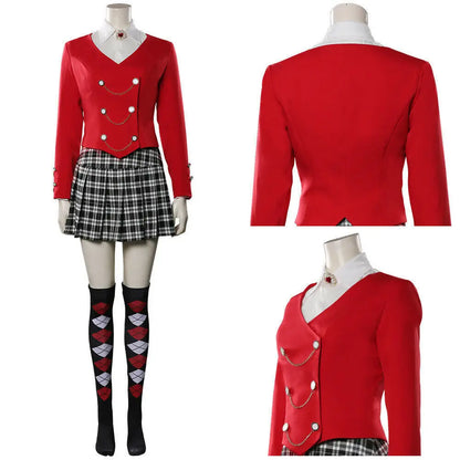 Heathers Musical Veronica Sawyer High School Uniform Set Cosplay Costumes Dress Makeup Ball Party Carnival Costume Cosplay Mujer