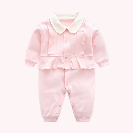 Baby Jumpsuit Newborn Clothes Pure Pajamas Spring Autumn and Winter Sets Boys and Girls Jumpsuit Climbing