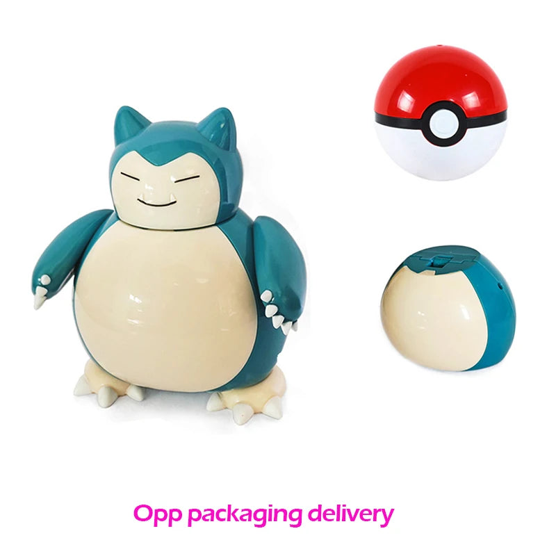 18 style Pokemon Figures Toys elf Monsters Ball Model Pikachu Gengar Pokeball Dragonite Snorlax Pokeball Action Figures gift