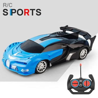 1:18 4ch RC car wireless high speed drift racing 2.4g remote control cars kids electric toy LED light vehicle model for children