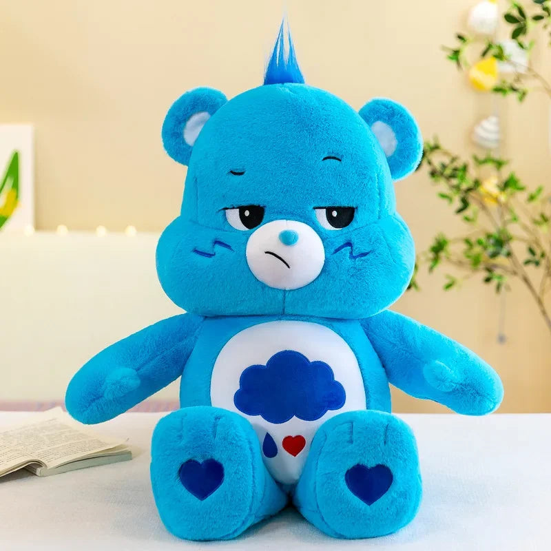 27cm Rainbow Care Bear Soft Plush Doll Pillow Cute Care Bear Cartoon Animal Stuffed Toys Ornaments Kids Christmas Gifts