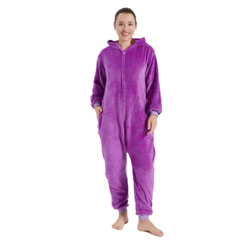 Gengar Pokemon Cosplay Clothes Adults Zipper Onesies Women Kigurumis Full Body Pajamas Christmas Sleepwear Flannel Costume Suit