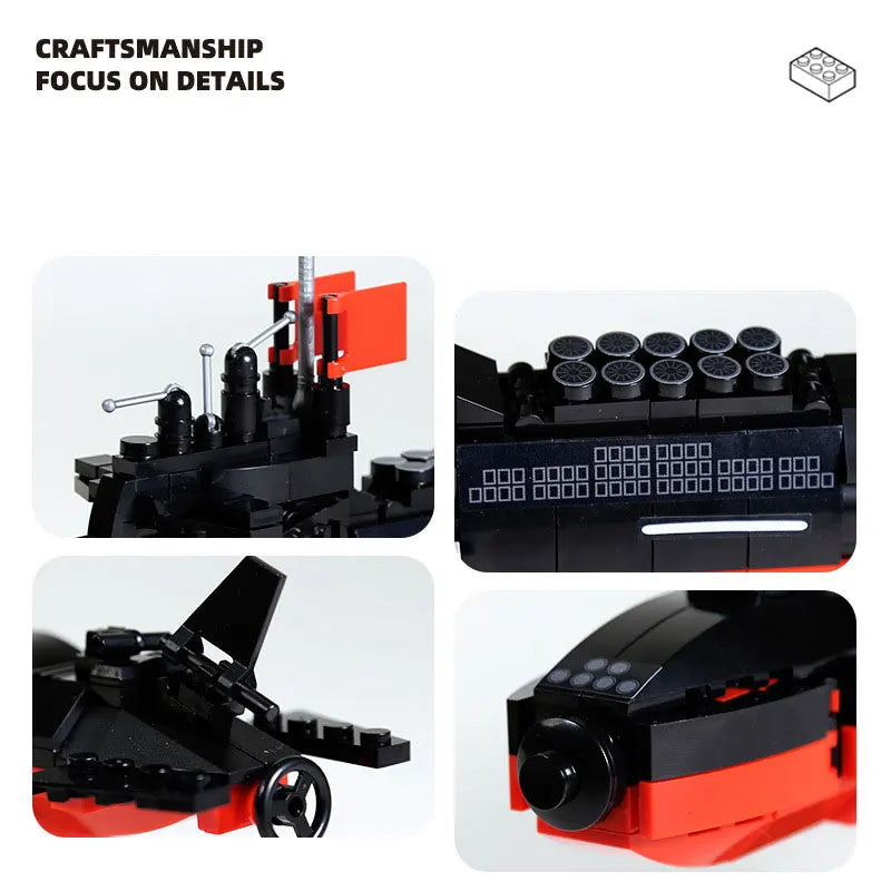 Military building block model Strategic nuclear submarine Children's toys, boys' birthday gifts, puzzle toys, collection gifts