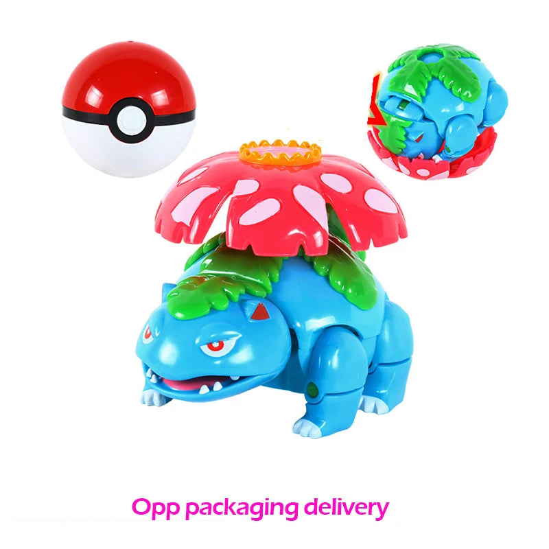 18 style Pokemon Figures Toys elf Monsters Ball Model Pikachu Gengar Pokeball Dragonite Snorlax Pokeball Action Figures gift