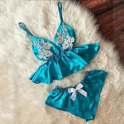 Women Corset Lace Floral Lingerie Set Sexy Plus Size V Neck Bralette Bra Two Piece Splicing Stain Underwear Lingeries Sets Sexy