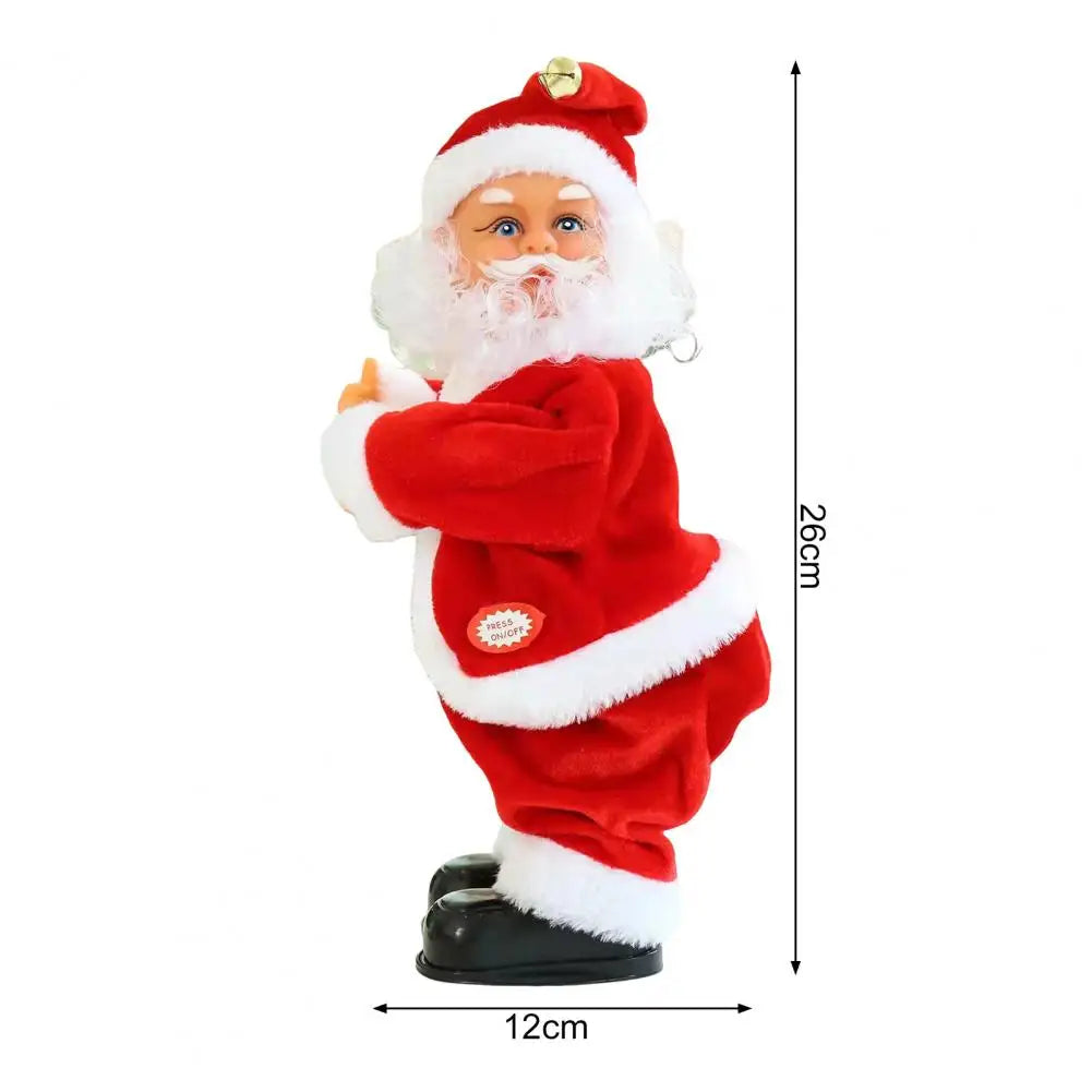 Electric Santa Claus Twerking Elderly Doll Buttock Shaking Xmas Figurine Dancing Christmas Music Toy Party Decor