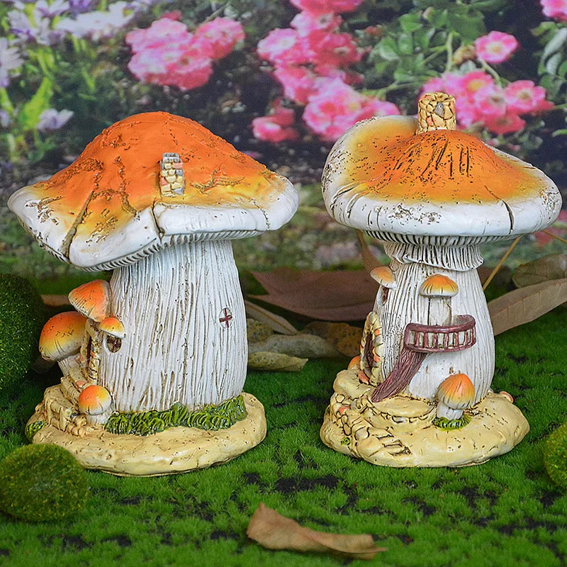 New Creative Luminous Table Lamp Personalized Mushroom Table Lamp Decoration Bedroom Bedhead Decoration Resin Crafts