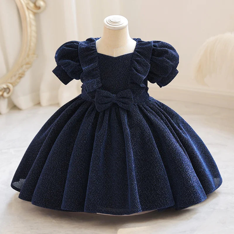 2024 opular baby girl birthday party dress 9 months to 5 year old Princess Christmas party Christmas Party Party Cake eveni