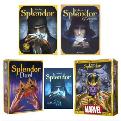 Board Games Splendor Marvel Duel Dobble Multiplayer Friends Party Role Play Games Plot Collection Playing Cards Kids Toys Gifts