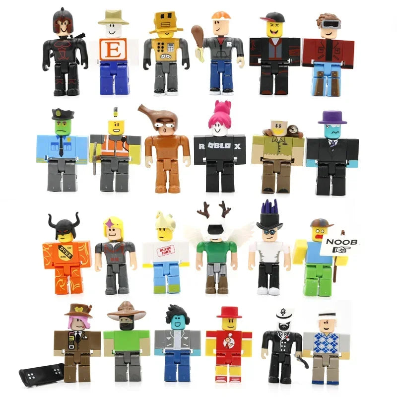 Roblox 24 Collectible Doll Series Virtual World Version 1-6 Building Blocks with Accessories Birthday Gift for Girls Kids Boys