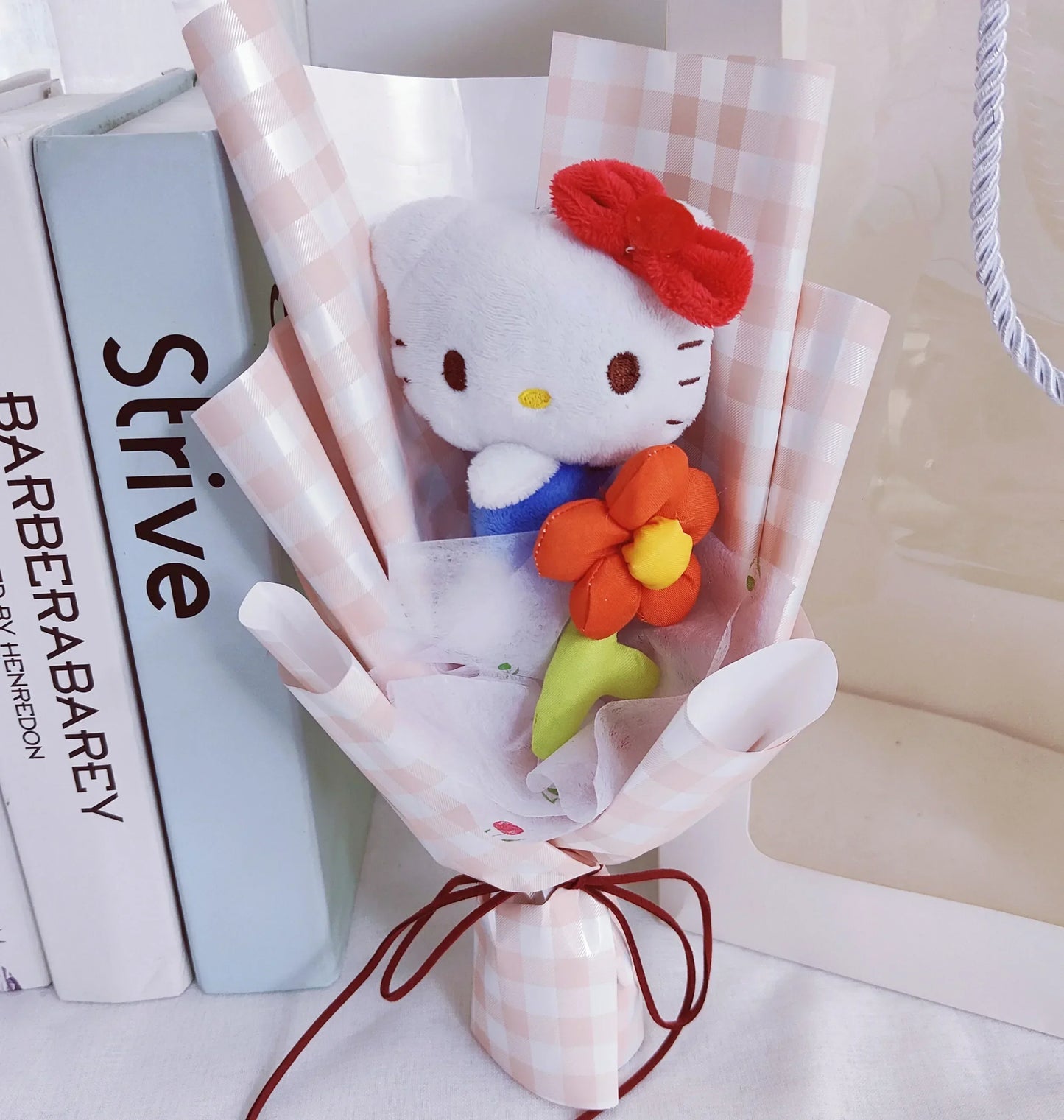 Hot Cartoon  kitty Cat Plush Doll Toy Stuffed Animals Creative Bouquet Valentine's Day Christmas Graduation Birthday Gifts