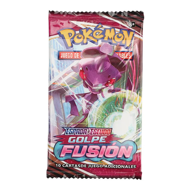 40/360Pcs Spanish Version Pokémon Card TCG: Sword shield Fusion Strike Booster Box Pokemon Cards 36 Pack Box Gifts