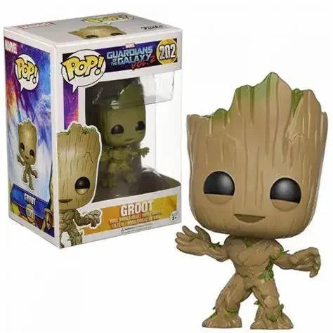 Funko Pop Marvel Studios 10 Anniversary Groot (Gold Chrome) 378 Galaxy Guardians Holiday Dancing Grooted 101 # Vinyl Figure toy