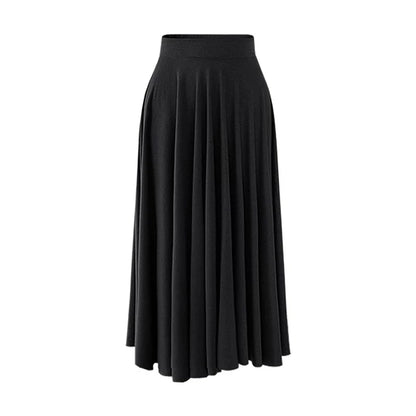 8XL Large Size Skirt Women's Summer New Loose Elastic Skirt Women High Waist Pleated Skirts M-5XL 6XL 7XL