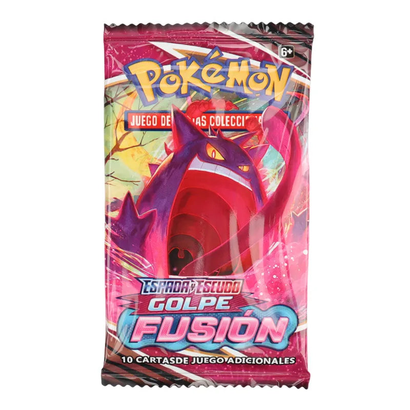 40/360Pcs Spanish Version Pokémon Card TCG: Sword shield Fusion Strike Booster Box Pokemon Cards 36 Pack Box Gifts