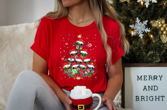 Jack Russell Terrier s Xmas Christmas Kids T Shirt Tree Santa Lover