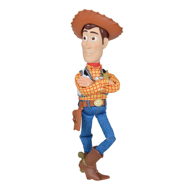 Disney Toy Story 4 Sheriff Woody Cowboy Talking Sound and Light Pixar Buzz Lightyear Jesse Action Figure Model Children Toy Gift