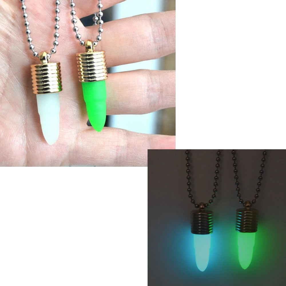 Fashionable and energetic pendants that glow after absorbing light at night, wholesale of men's and women's jewelry gifts