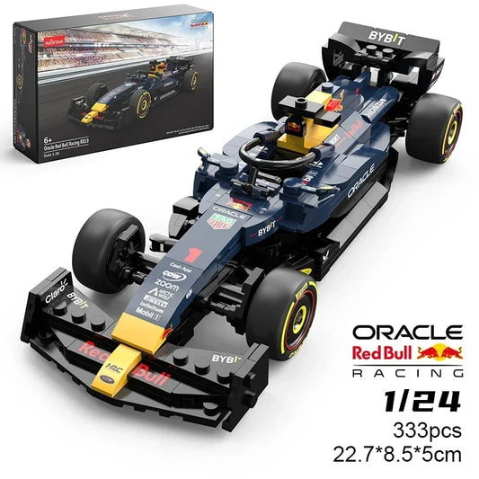 1/24 2023 F1 Red Bull RB19 #1 Max Verstappen #11 Perez Formula Racing Car Building Block Model Assembling Toy Vehicle Bricks