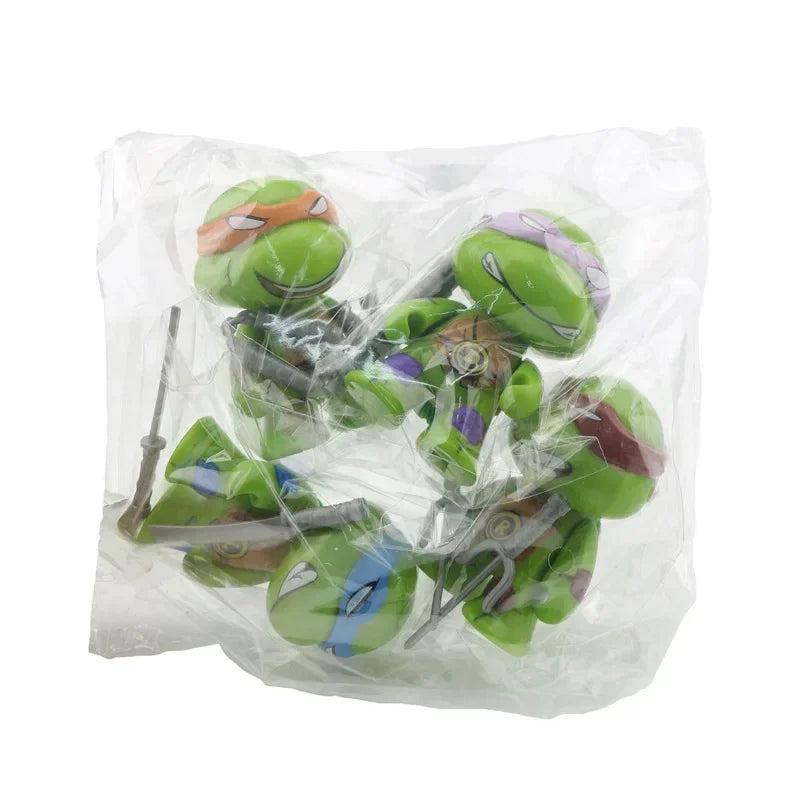 New 4pcs ninja Turtle TMNT figure with movable joints Birthday for Kids Children Christmas