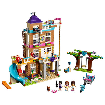 865pcs Friendship Club Hobbies Blocks Friends Hotel and House Toys Sets Friends for Girl Christmas Gifts