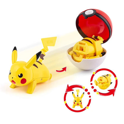 18 style Pokemon Figures Toys elf Monsters Ball Model Pikachu Gengar Pokeball Dragonite Snorlax Pokeball Action Figures gift