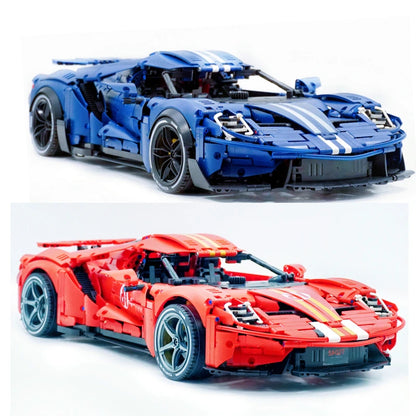 IN STOCK MOC NO.16 GT Super Sport Car 3056pcs 1:8 Model Racing High-tech Technology Building Blocks Bricks Toys FordD