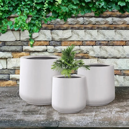 Vase Large Outdoor Indoor Planter Pots Containers With Drainage Holes and Rubber Plug for Home Garden Patio Flowerpot Plants