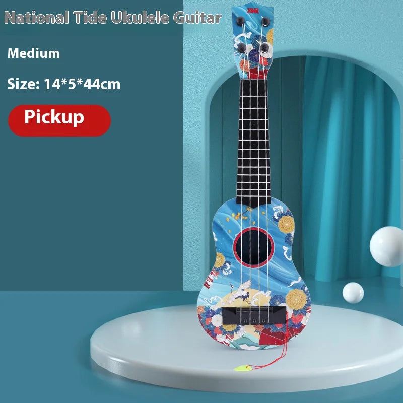 Children Can Pluck Strings And Play Yukrili Toys Beginners' Level Guitar Puzzle And Musical Instruments