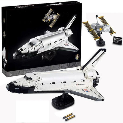 MINISO 2354PCS Space Shuttle Model Building Blocks Brick Toys Space Agency Aerospace Toys Kids Birthday Gift Compatible 10283