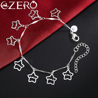 Charm 925 Sterling Silver Bracelets for Women zircon butterfly Chain elegant Fashion Wedding Party Christmas fine Jewelry