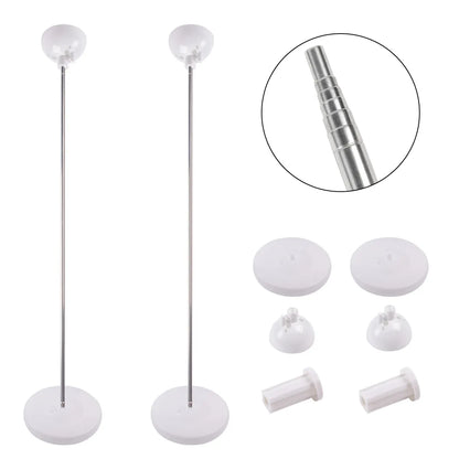 1/2set Adjustable Balloon Column Stand Kit Metal Ballon Holder Base Wedding Decoration Birthday Party Baby Shower Christmas