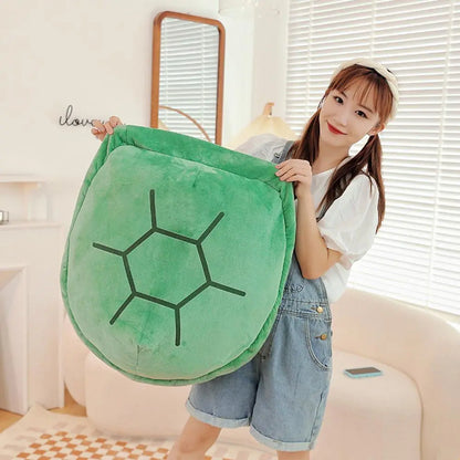 Funny Extra Large Wearable Turtle Shell Pillows Weighted Stuffed Animal Costume Plush Toy, Gifts for Kids New